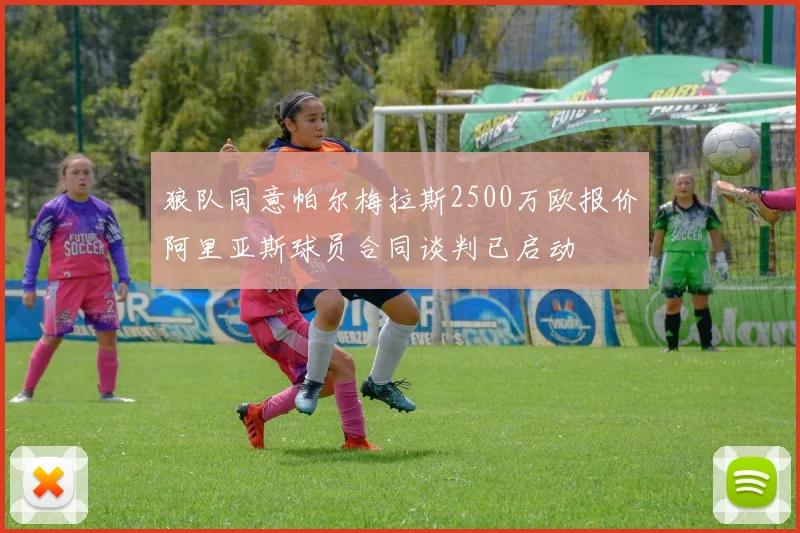 狼队同意帕尔梅拉斯2500万欧报价阿里亚斯球员合同谈判已启动